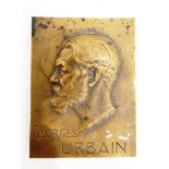 After Naoum R Aronson Bronze medal Georges Urbain,