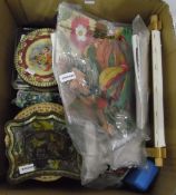 Large quantity of sewing equipment to include tapestry threads, buttons, accessories, etc.