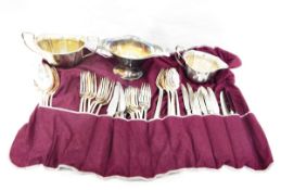 Angora silver-plated flatware service,