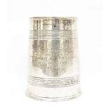 Victorian silver mug by John Edward Wilmot, Birmingham 1895,