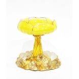 19th century Royal Worcester table centrepiece in the form of a lotus flower,