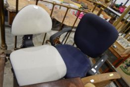 Office swivel armchair together with another swivel chair (2)