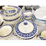 Grindley part dinner service 'Elysian' comprising meat plates, soup bowls, bowls,