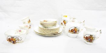 Victorian Foley china commemorative part tea service celebrating 60 years Victoria's reign,