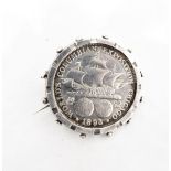 Silver United States of America Columbian half-dollar,