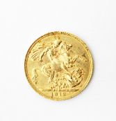 Edwardian full sovereign,