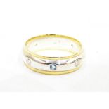 Silver gilt eternity ring by Gabriella Lane,