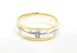 Silver gilt eternity ring by Gabriella Lane,