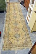 Woven wool runner,