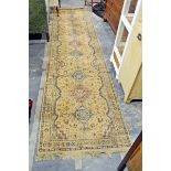 Woven wool runner,