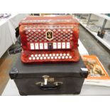 Paulo Sopranie piano accordion, in case,