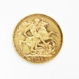 Victorian gold full sovereign,