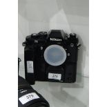 Nikon F3 body and motor drive