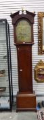 19th century longcase clock,