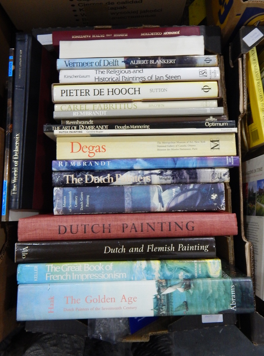 Quantity of books relating to art including Haak "The Golden Age,