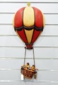 Large Hot Air Balloon hanging wall plaque