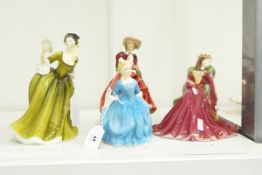 Three Royal Doulton figures, a Child from Williamsburgh, Simone, and Top O'the Hill,