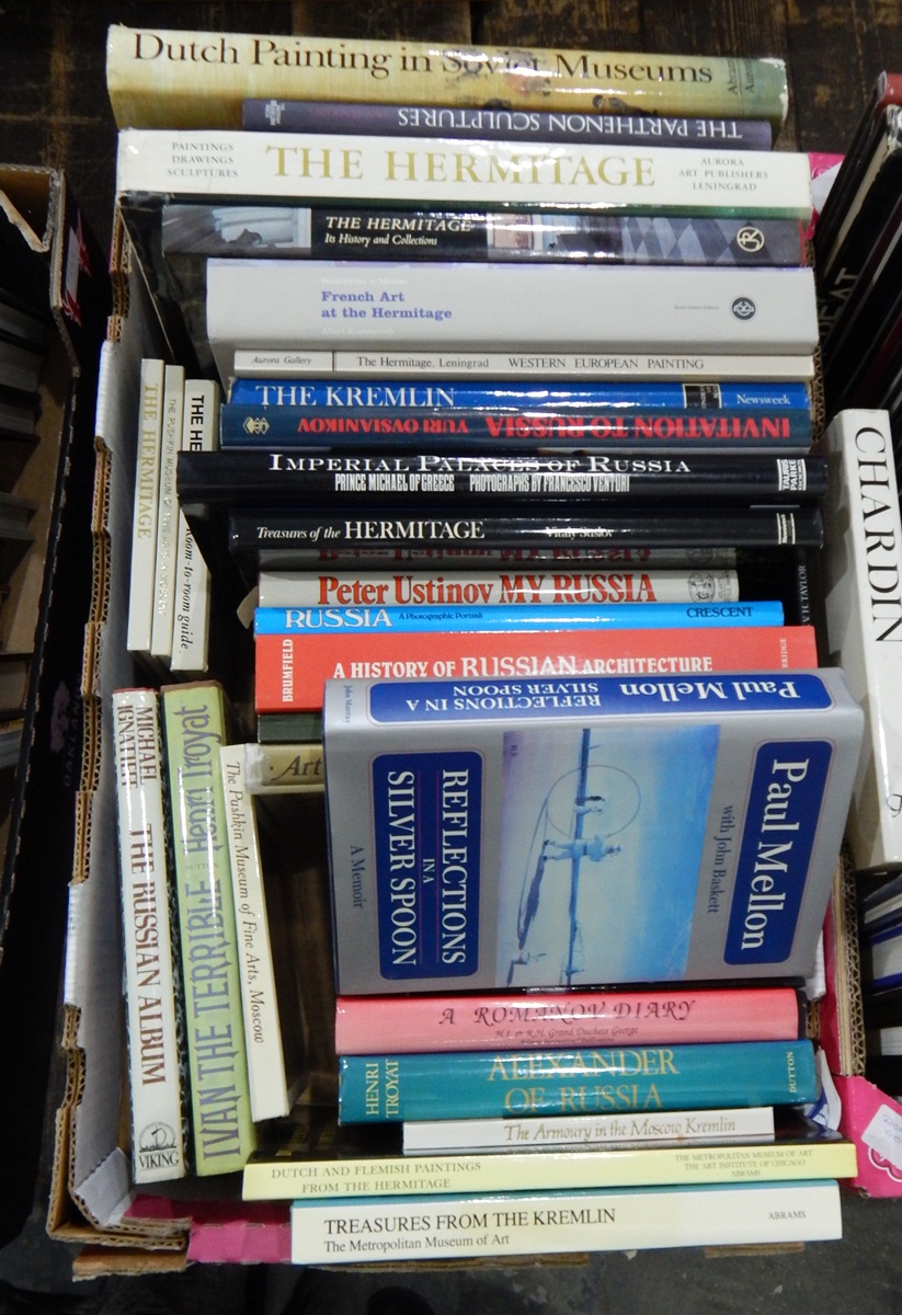 Quantity of books on art and other subjects (2 boxes)