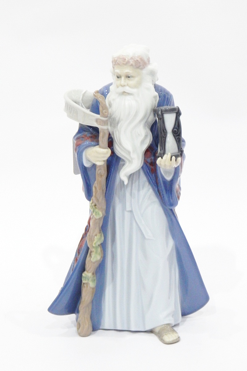 Lladro porcelain figure of Old Father Time, - Image 2 of 4