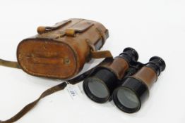 Pair of military issue binoculars 5-3 by L Petit Fabi, Paris,