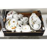 Quantity of Royal Worcester 'Evesham' pattern tea,