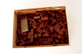 Quantity of old terracotta mini bricks,