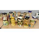 Large quantity of character jugs (10)