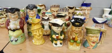Large quantity of character jugs (10)
