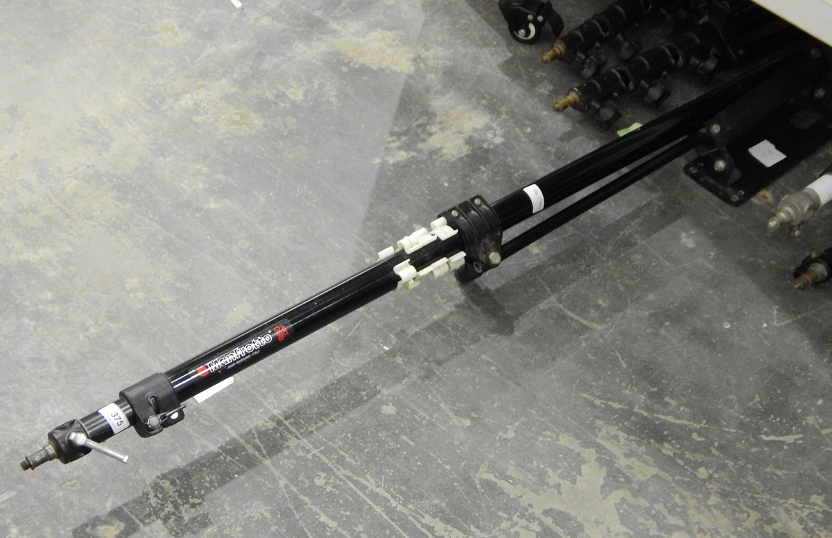 Two Manfrotto wall booms,