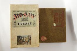 Quantity of old puzzles to include Victory Artistic jigsaw puzzle, boxed, GWR jigsaw puzzle,