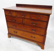 Georgian style mahogany chest of drawers,