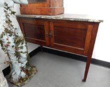 Regency rosewood chiffionier with raised back,