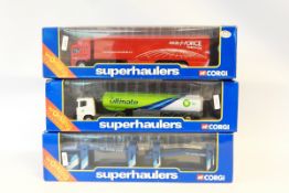 Eight Corgi Superhaulers (boxed) and other boxed Corgi vehicles (13)