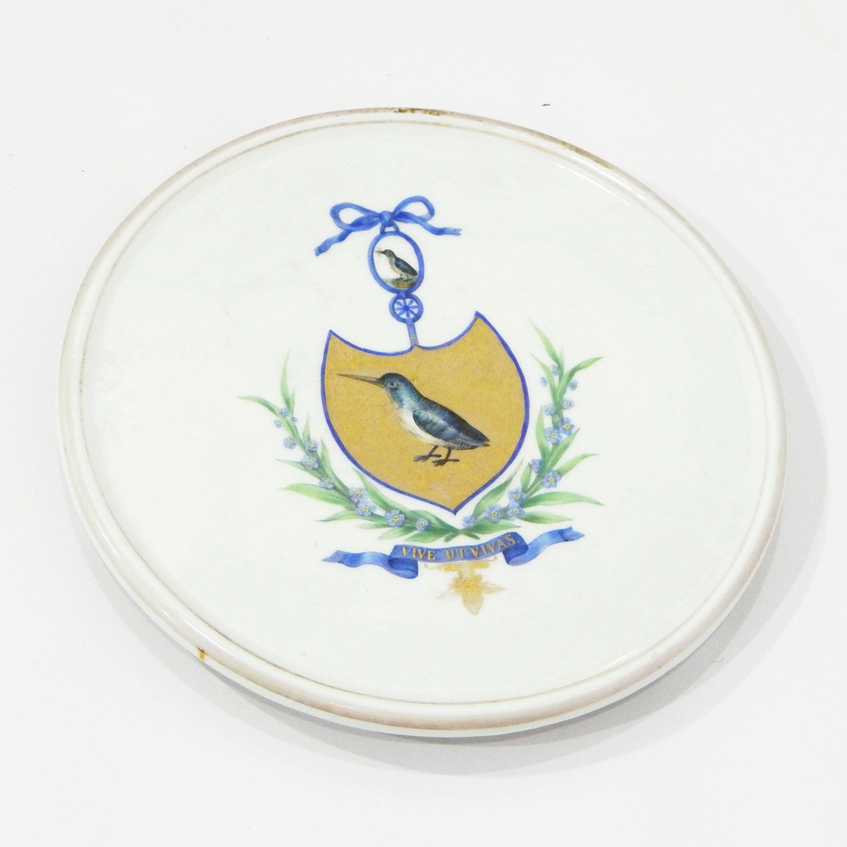 Quantity of collectables to include porcelain teapot stand bearing handpainted pressed flowers, - Image 2 of 2