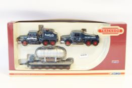 Corgi limited edition Trackside Scammel contractor x 2 trailer and cylinder load Pickfords DG198000,