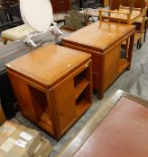 Two Chinese hardwood tables