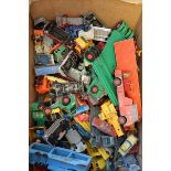 Large quantity of Lesney and other model vehicles (worn)