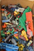 Large quantity of Lesney and other model vehicles (worn)