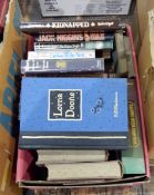 Quantity of books including dictionaries, paperbacks,