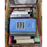 Quantity of books including dictionaries, paperbacks,