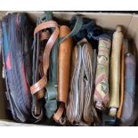 Large quantity of vintage leather and fabric handbags (2 boxes)