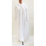 Victorian nightgown with crochet trim,