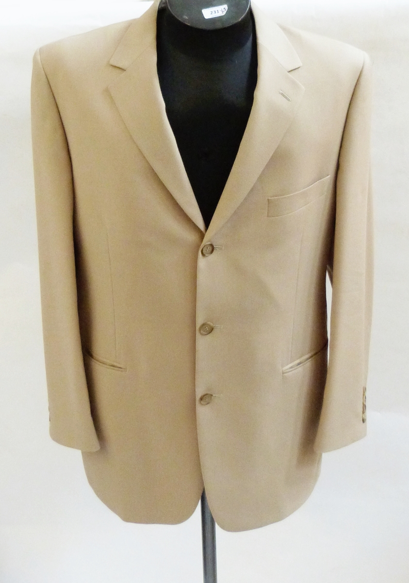 Gentleman's dinner jacket made by Canda with satin shawl collar, a David Moss cream evening jacket, - Image 2 of 4