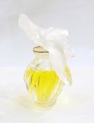 Lalique Factice perfume bottle for L'Air du Temps by Nina Ricci (small chips)