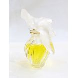 Lalique Factice perfume bottle for L'Air du Temps by Nina Ricci (small chips)