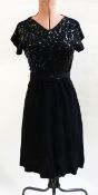 Five various vintage dresses,