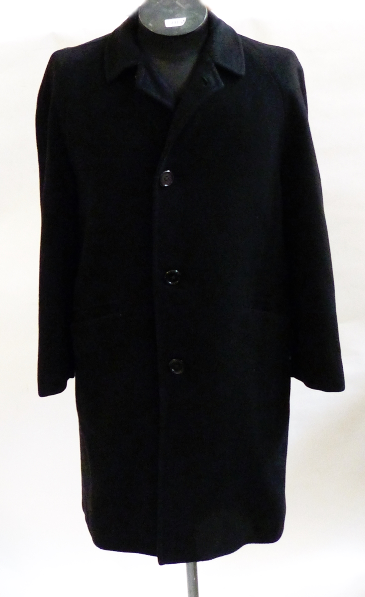 Gentleman's overcoat, the cloth made by Crombie, bearing the label 'W Redman, 10 Carrington Street, - Image 2 of 3