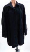 Dax black overcoat,