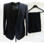 Gentleman's dinner jacket made by Canda with satin shawl collar, a David Moss cream evening jacket,