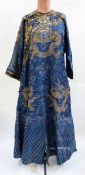 Chinese robe embroidered in gold thread and dragon,